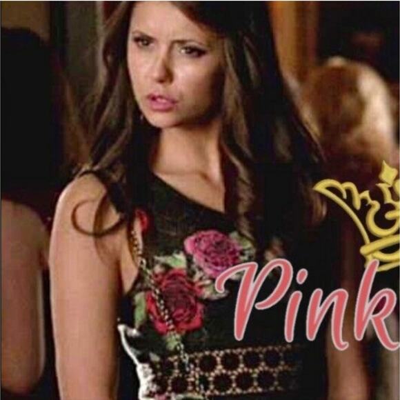 Free People Rose Size 4 Black Floral Mini Dress - Picture 10 of 13